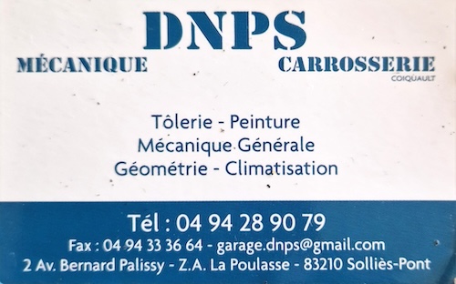 DNPS mécanique carrosserie partenaire Stages footBarcelonnette